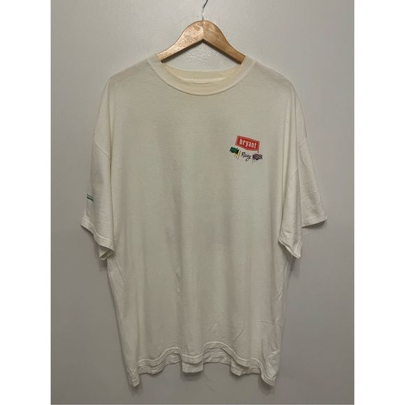Vintage NACCAR Racing White T-Shirt Size XL - Picture 1 of 3